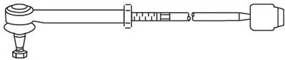 Поперечная рулевая тяга FRAP купить