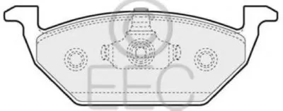 Комплект тормозных колодок, дисковый тормоз EEC купить