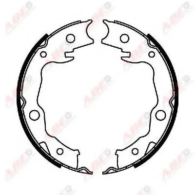 Комплект тормозных колодок, стояночная тормозная система ABE купить