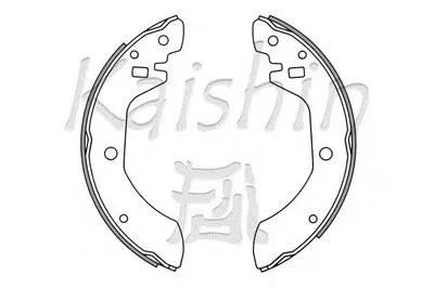 Комплект тормозных колодок KAISHIN купить