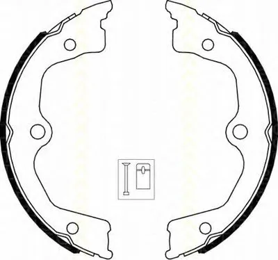 Комплект тормозных колодок, стояночная тормозная система TRISCAN купить