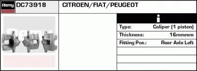 Тормозной суппорт Remanufactured REMY (Multiline) DELCO REMY купить