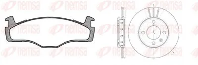 Комплект тормозов, дисковый тормозной механизм Twin Kit REMSA купить