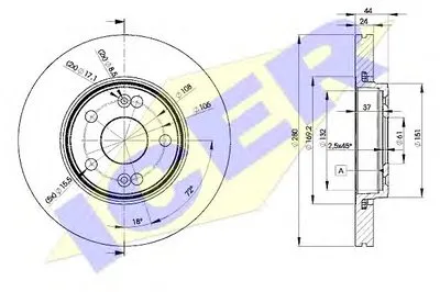 Тормозной диск ICER купить
