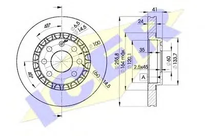 Тормозной диск ICER купить