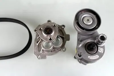 Водяной насос + комплект ручейковых ремней HEPU купить