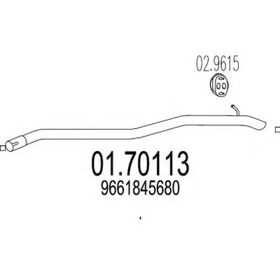 Труба выхлопного газа MTS купить