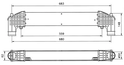 Интеркулер NRF купить
