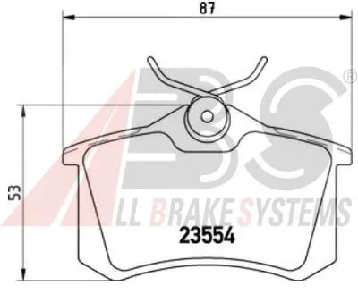 Комплект тормозных колодок, дисковый тормоз SPORTLINE A.B.S. купить