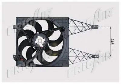 Вентилятор, охлаждение двигателя FRIGAIR купить