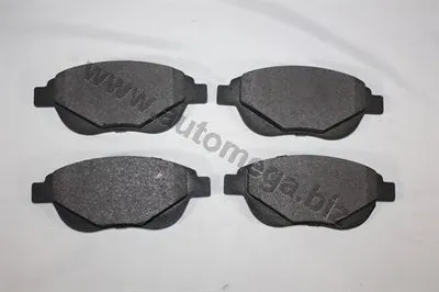 Комплект тормозных колодок, дисковый тормоз AutoMega Premium AUTOMEGA купить