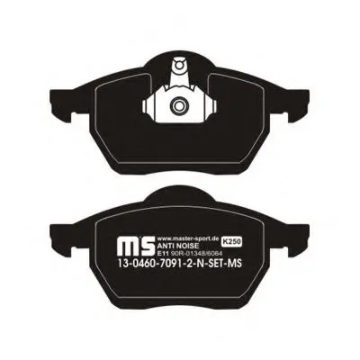 Комплект тормозных колодок, дисковый тормоз Anti-Noise MASTER-SPORT купить