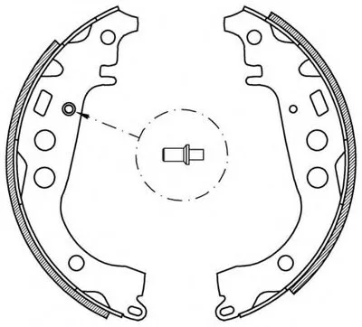 Комплект тормозных колодок ADVANCE OPEN PARTS купить