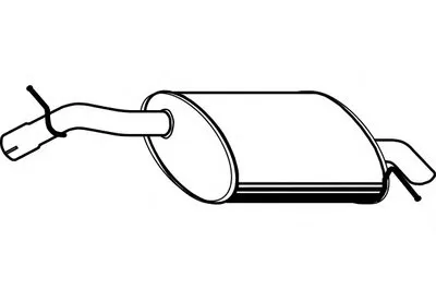 Глушитель выхлопных газов конечный FENNO купить