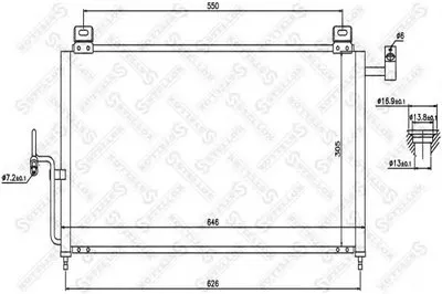 Конденсатор, кондиционер STELLOX купить