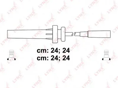 Комплект проводов зажигания LYNXauto купить