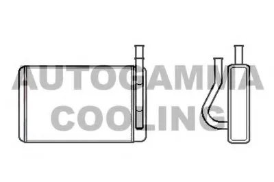 Теплообменник, отопление салона AUTOGAMMA купить