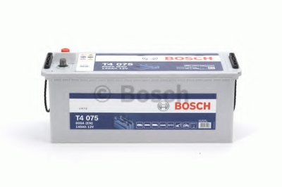 Батарея аккумуляторная Bosch T4 075 12В 140Ач 800A(EN) L+-BOSCH-0092T40750-3
