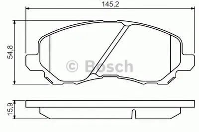 Комплект тормозных колодок, дисковый тормоз BOSCH купить