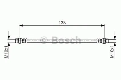 Тормозной шланг BOSCH купить