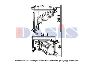 Компенсационный бак, охлаждающая жидкость AKS DASIS купить