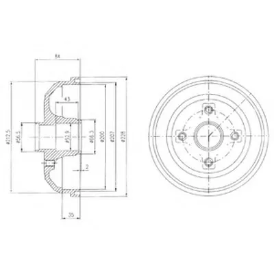 Тормозной барабан DELPHI купить
