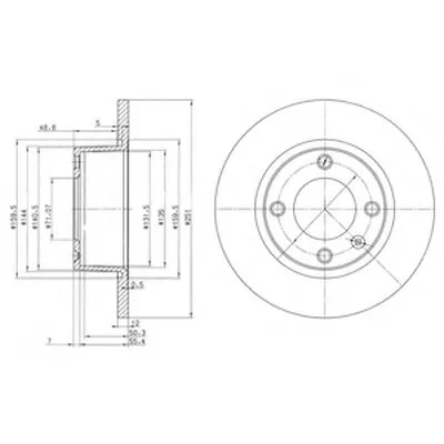 Тормозной диск DELPHI купить