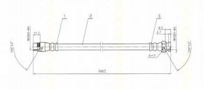 Тормозной шланг TRISCAN купить