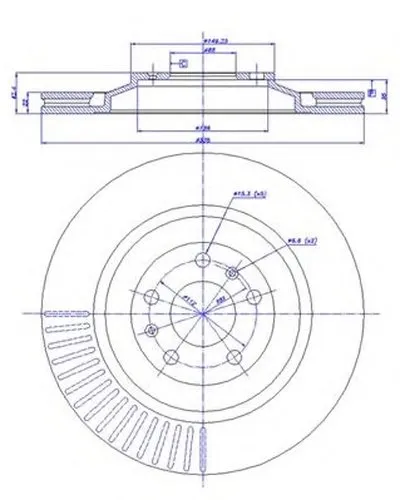 Тормозной диск HC CAR купить