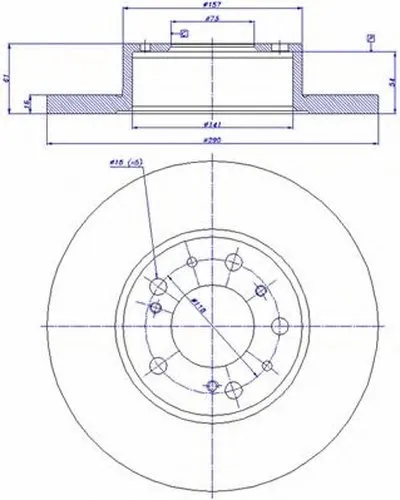 Тормозной диск CAR купить