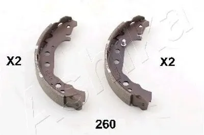 Комплект тормозных колодок ASHIKA купить