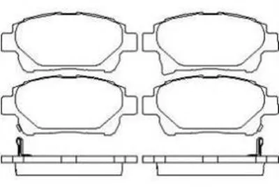 Комплект тормозных колодок, дисковый тормоз RAICAM купить