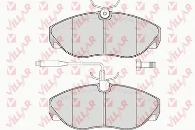 Комплект тормозных колодок, дисковый тормоз VILLAR купить