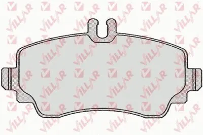 Комплект тормозных колодок, дисковый тормоз VILLAR купить