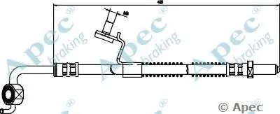 Тормозной шланг APEC braking купить