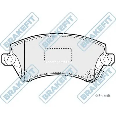 Комплект тормозных колодок, дисковый тормоз Brake Fit APEC braking купить