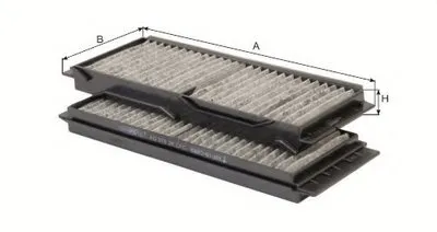 Фильтр, воздух во внутренном пространстве Cabin filter (Charcoal) for MAZDA 3 GOODWILL купить
