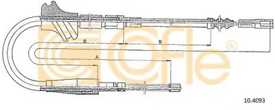 Трос, стояночная тормозная система COFLE купить