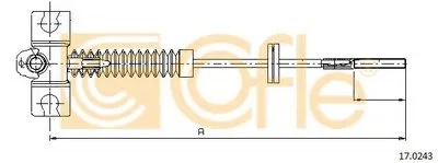 Трос, стояночная тормозная система COFLE купить