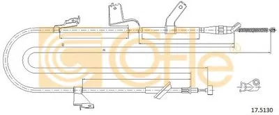 Трос, стояночная тормозная система COFLE купить
