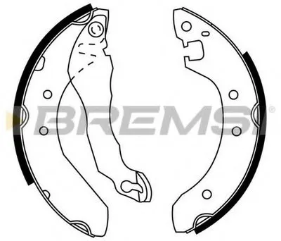 Комплект тормозных колодок BREMSI купить