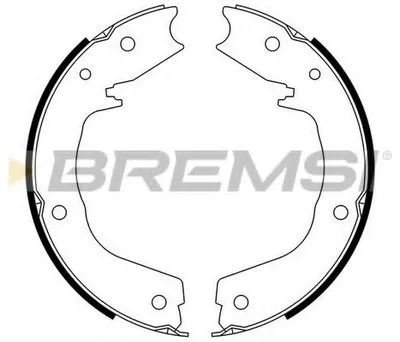 Комплект тормозных колодок BREMSI купить