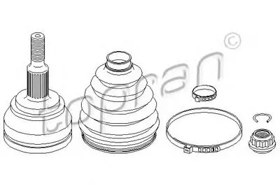 Шарнирный комплект, приводной вал TOPRAN купить