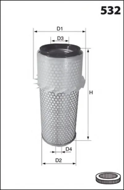 Воздушный фильтр LUCAS FILTERS купить