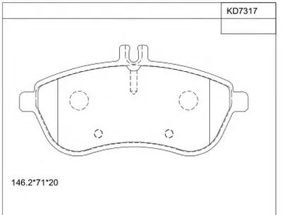 Комплект тормозных колодок, дисковый тормоз ASIMCO купить