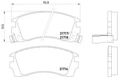 Комплект тормозных колодок, дисковый тормоз HELLA купить