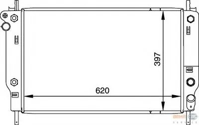Радиатор, охлаждение двигателя BEHR HELLA SERVICE HELLA купить