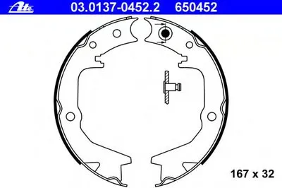 Комплект тормозных колодок, стояночная тормозная система ATE купить