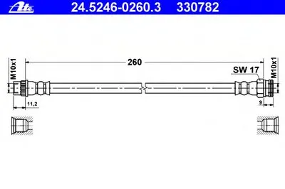 Тормозной шланг ATE купить
