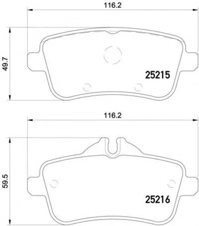 Комплект тормозных колодок, дисковый тормоз HELLA PAGID купить
